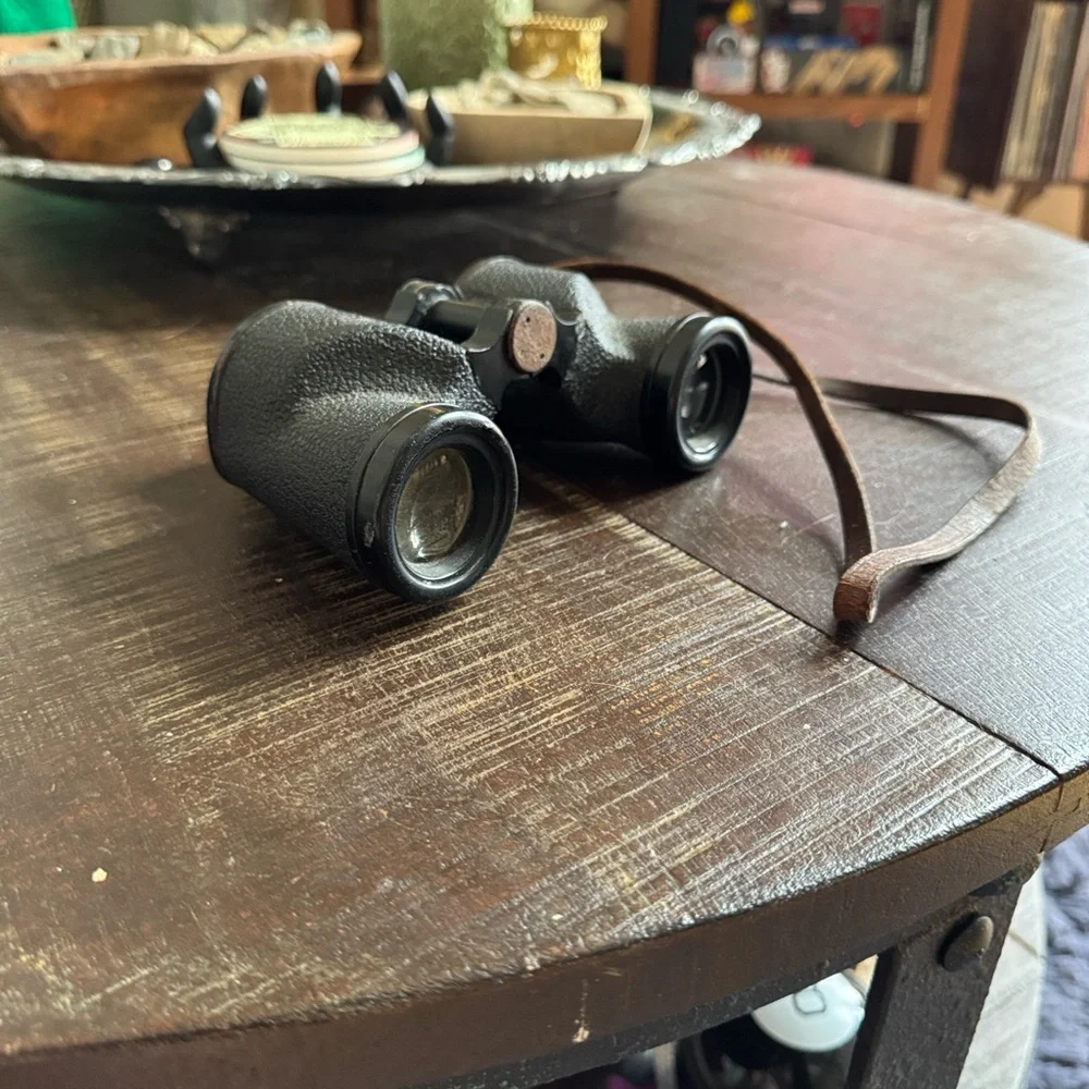 Vintage WWII military binoculars